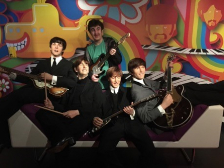 Die vier Beatles und mein Sohn